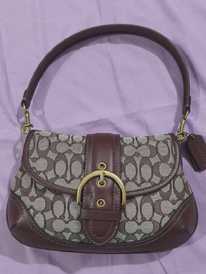 Coach Jacquard Vintage Underarm Bag